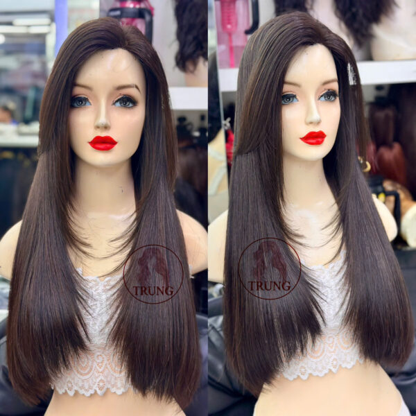 tóc giả layer 60cm